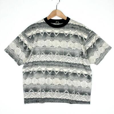 Vintage STUSSY Zigzag Tomtom T-shirt Old 80s Pit to pit 22.0 Vintage STUSSY Zigzag Tomtom T-shirt Old 80s Pit to pit 22.0