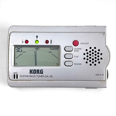 Korg Ultra Compact Guitar/Bass Tuner Model GA-30