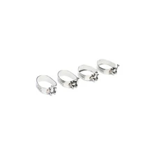 J&J Orthodontic Bicuspid Band with pre-welded bracket Quadrant (4/pk)
