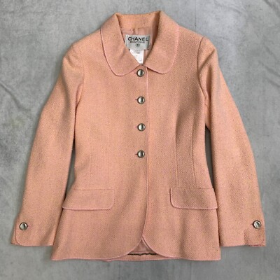 18P CHANEL ジャケット CHANEL 18P Blue Fantasy Tweed Jacket 36 - Timeless Luxuries