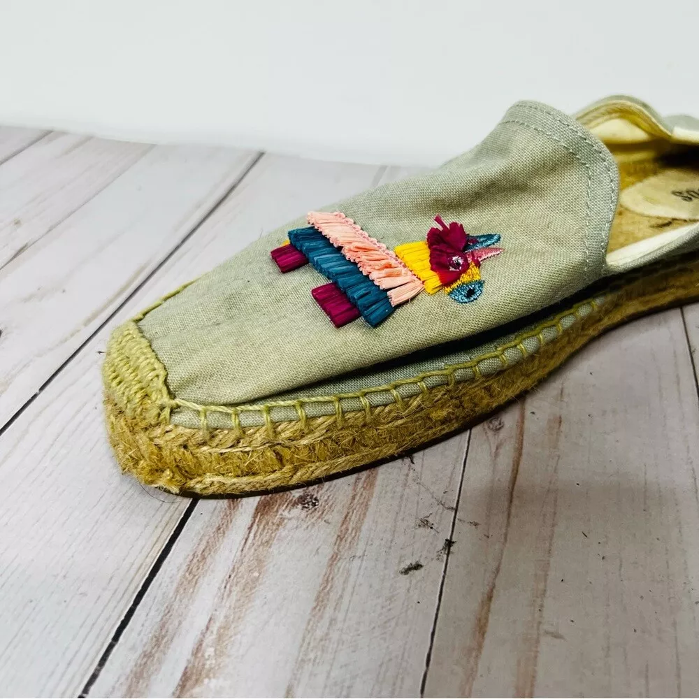 Soludos gold espadrilles sale