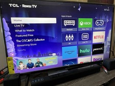 43 Inch 4k Hdr Tcl Roku Tv And 55 Inch Samsung Tv 300 Obo