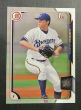 2015 Bowman 1st card, Milwaukee Brewers - NATHAN KIRBY