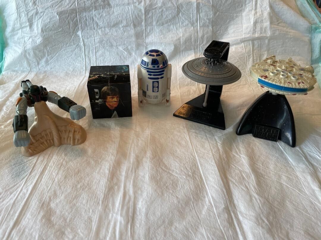 Star Wars Kenner Vintage 1996 Taco Bell Giveaways Lot (5 Dif) 100% Complete