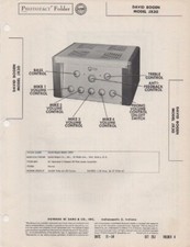1954 DAVID BOGEN JX30 AMPLIFIER SERVICE MANUAL PHOTOFACT SCHEMATIC DIAGRAM FIX