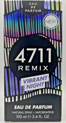 4711 Remix Vibrant Night Eau de Parfum 100ml Vanille Praline Sandelholz Neu OVP