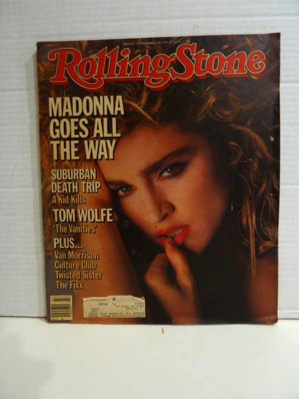 Rolling Stone Magazine Madonna November 22 1984 Issue 435