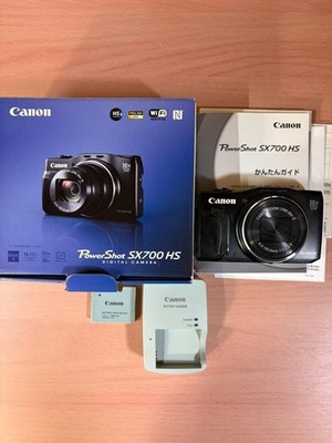 Canon PowerShot SX700 HS Black 16.1MP 30x Zoom Wi-Fi Compact