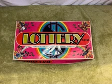LOTTERY Board Game Selchow & Righter 1972 Get Rick Quick