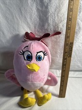 Angry Birds Movie Stella Pink Toy Factory Rovio Stuffed Plush Bird Doll 15"
