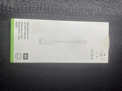 Belkin Mini Displayport to HDMI Adapter 4K - White