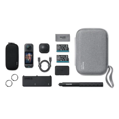 Insta360 X5 8K 360° Action Cam – Essential Bundle – Neu & originalverpackt - Bild 1 von 4
