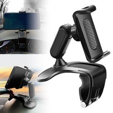 Phone Bracket Rotating Holder Storage Mobile ABS Car Dashboard Multifunction OY