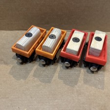 Cargo Cars W Off-brand Cargo Thomas  Friends Wooden Railway Train Tank Used