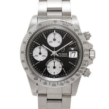 TUDOR Price Date Chronotime Big Block 79180 black/Silver WATCH 701886