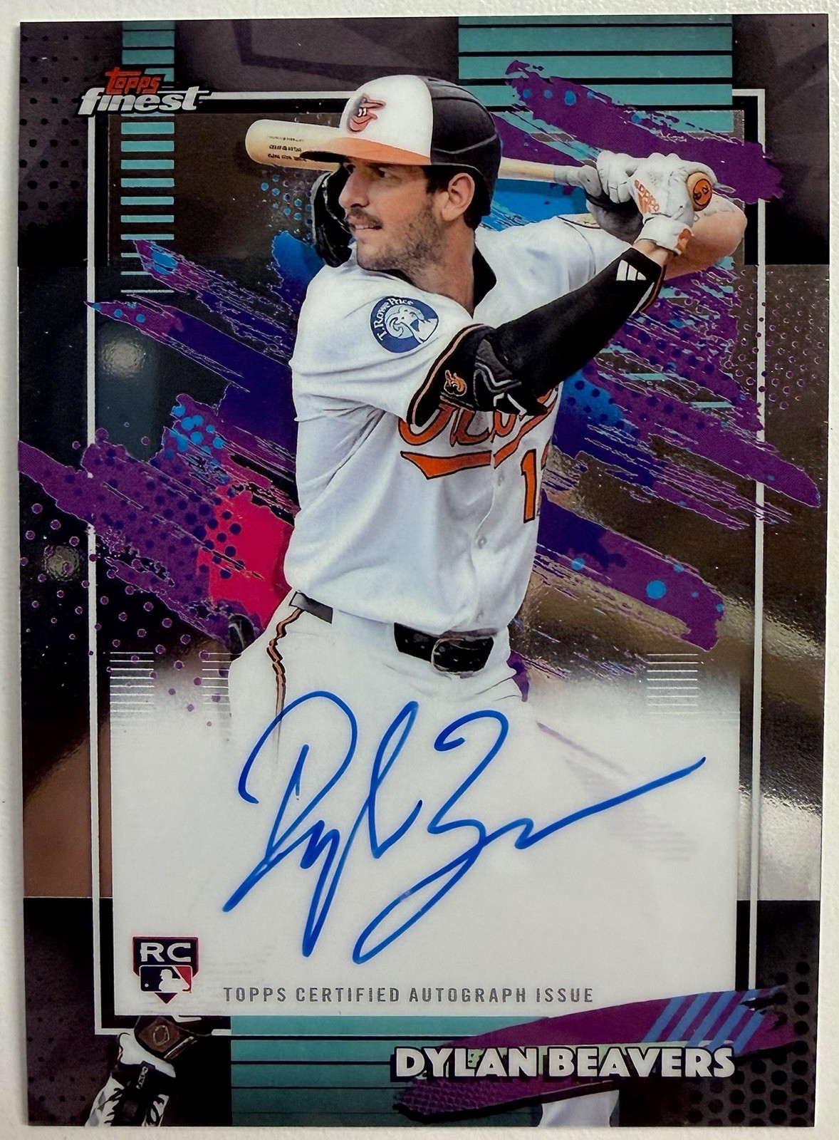 2026 Topps Finest - Dylan Beavers (RC) Auto Orioles #FA-DBS