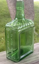 ANTIQUE GREEN &ldquo;PEPSIN BITTERS&rdquo; R.W. DAVIS DRUG CO CHICAGO ILLINOIS BOTTLE SCARCE