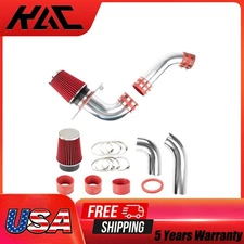 Cold Air Intake Kit Red Filter For 1989-1992 93 Ford Mustang V8 5L 3.5"