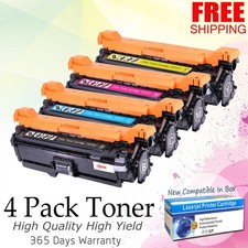 4PK CE340A CMYK Toner For HP 651A LaserJet 700 Color M775dn M775f M775z M775z 
