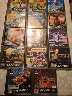 LOT 16 JEUX PS1 PLAYSTATION 1 TOMB RAIDER 3 Darkstone Oddworld..