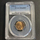 1952-S Lincoln Wheat Cent — photo from another recent sale
