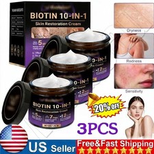 3X Biotin 10-in-1 Skin Restoration Cream, 2026 Professional Skin Treatment Cream