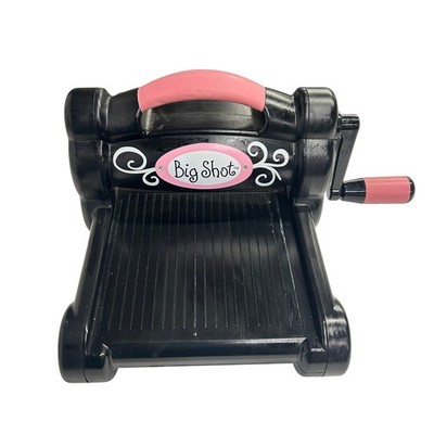 Sizzix Big Shot Die Cutting Embossing Machine Black Pink Hand Crank Craft
