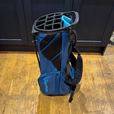 TaylorMade FlexTech Stand Golf Bag 14-Way Dividers 6 Pockets Blue/Black