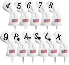 Golf Iron Headcovers 11pcs Set With Numbered Tags, Fits Almost All Club Brands