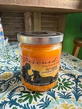 Pet Odor Eliminator Candle- Burns 70 Hours- Rescued is my favorite breed scent