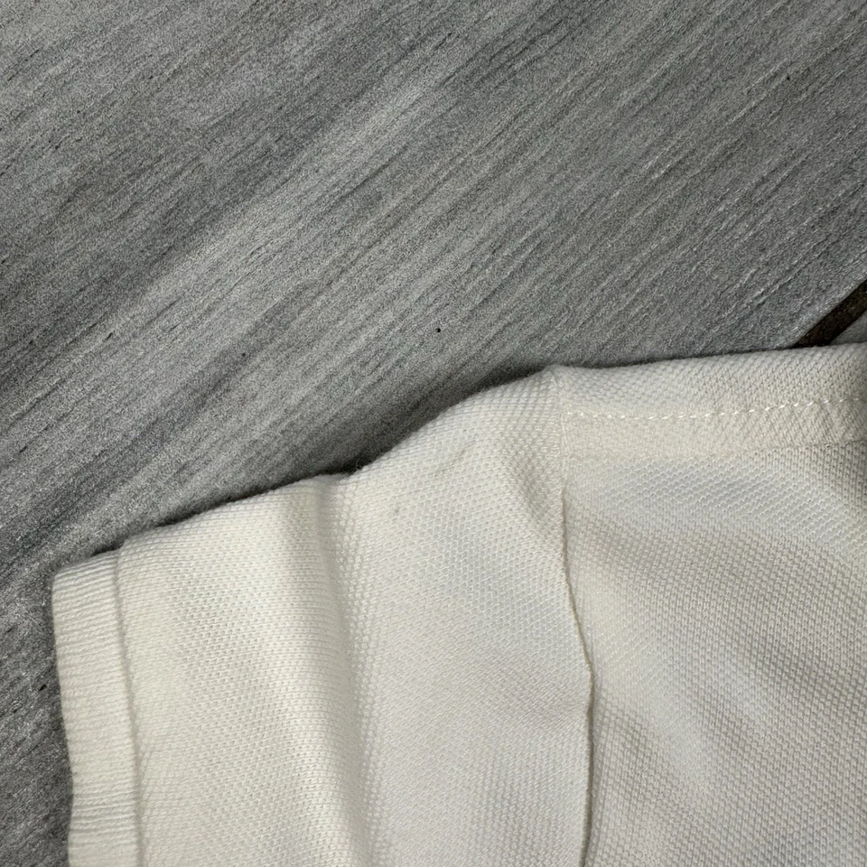 Vestido Polo Ralph Lauren Blanco Algodón Niñas Talla Pequeña 7 Volantes de Encaje Foto 4 de 4