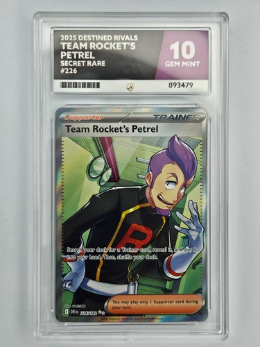 Team Rocket's Petrel graded ACE 10 for sale on eBay