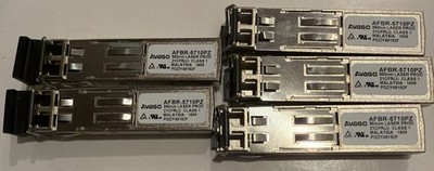 Lot of 5 Avago AFBR-5710PZ 1000BASE-SX SFP 850nm Transceiver Module