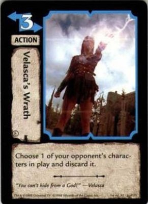 Velasca's Wrath - Battle Cry - Xena TCG