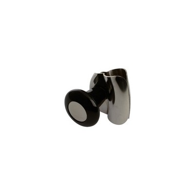 Bootslenkrad Steuerknauf schwarz groß Edelstahl Handgriff SWKBK