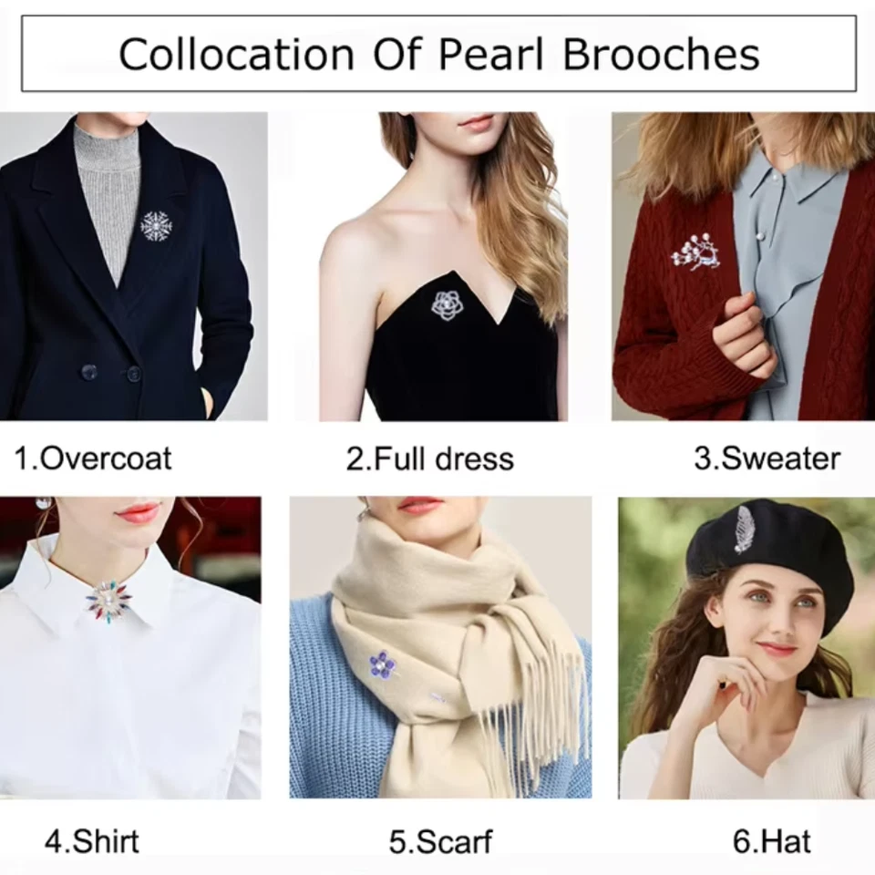 Broche Estrella de Mar Vintage Cristal Verde Perla Océano Vida Marina Prendedor Joyería Foto 4 de 4