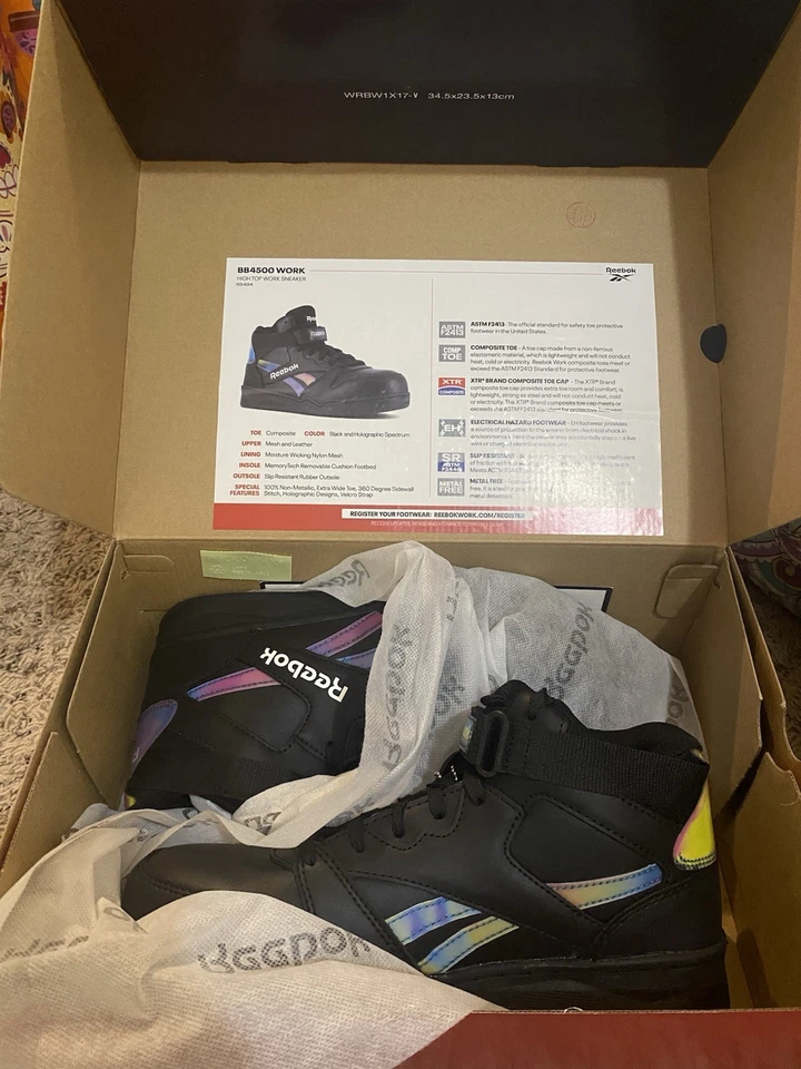 Women’s Work Boots Size 8.5 New With Box Worn Once - Image 2 of 3