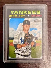 Can u see error? 2020 Topps Heritage High Number GERRIT COLE Error Variation SSP