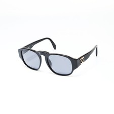 Lunettes de soleil authentiques avec logo CHANEL COCO Mark noires WS25501