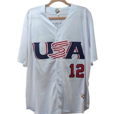 Majestic Team USA Kyle Schwarber #12 2006 World Baseball Classic Jersey Mens XL