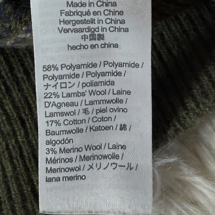 Suéter Crewcuts by J.Crew Fair Isle Bear tejido de lana verde niños talla grande invierno Foto 4 de 4