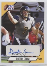 2021 Leaf Pro Set College Gold Dustin Crum #PS-DC1 Auto 0u79