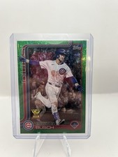 2025 Topps Series 1 Michael Busch Green Foil /99