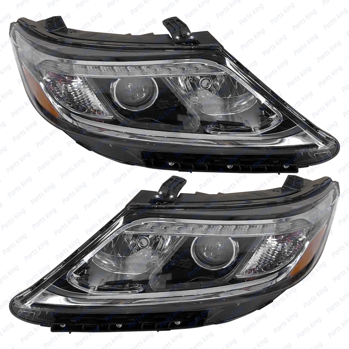 Faro Halógeno Derecho TYC Para Kia Sorento LX 2014-2015 - Reemplazo Directo, Homologado DOT/SAE