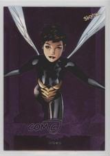 2024 Skybox Marvel Metal Universe Avengers Purple 89/199 The Wasp Wasp #1 0s7h