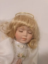 Porcelain Angel Praying Doll Vintage Comes As Pictures Shows #Beautiful