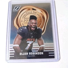 2023 Panini Zenith - Zeal of Approval Bijan Robinson #27 Silver (RC)