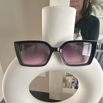Dior Women\'s Oversized Square Sunglasses - Gradient Black DioRésille S1I oversized square sunglasses in black - Dior  main image 4