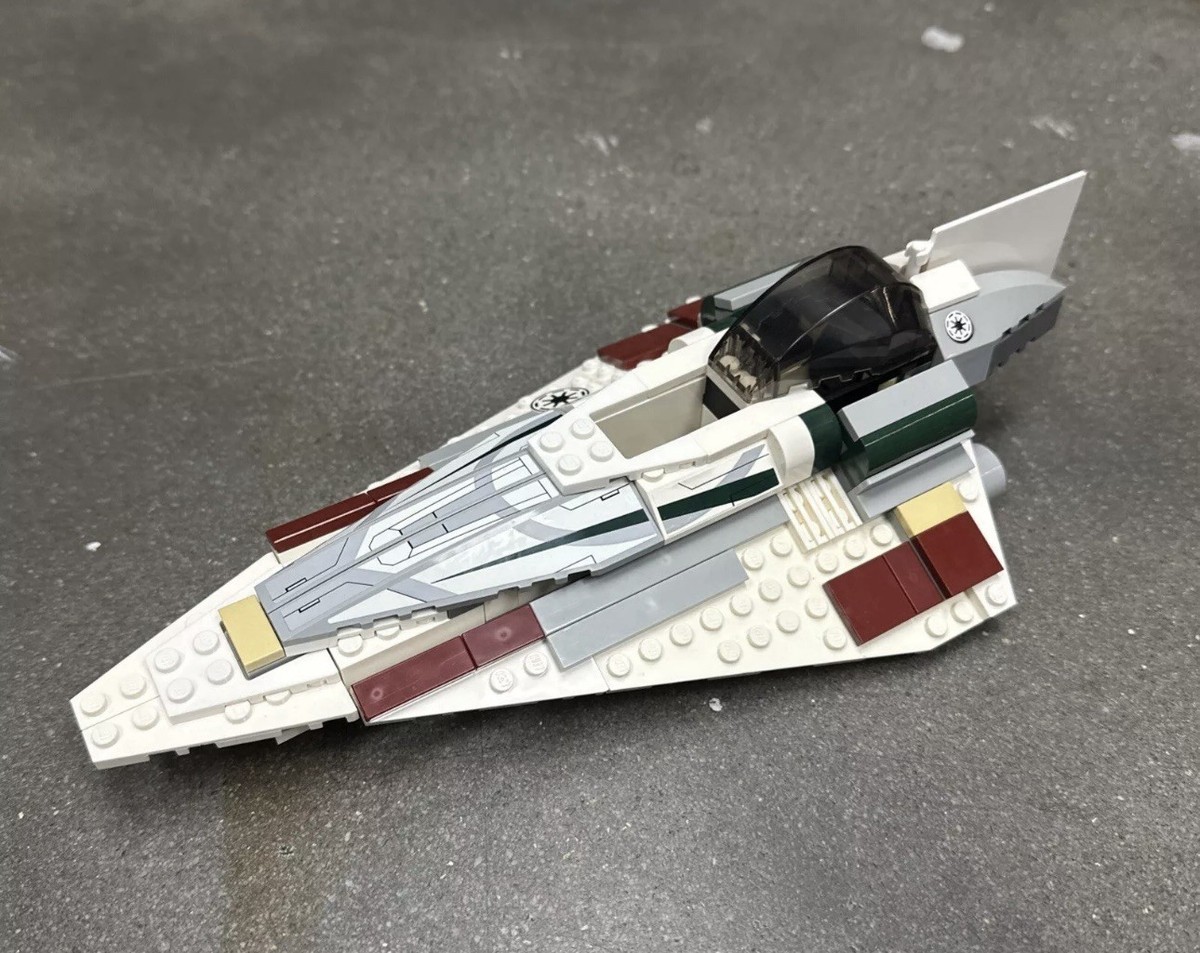 LEGO Star Wars Mace Windu's Jedi Starfighter 7868 Built Set No