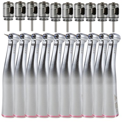 Dental 1:5 Increasing Handpiece Contra Angle LED Fiber Optic /Cartridge Rotor mx